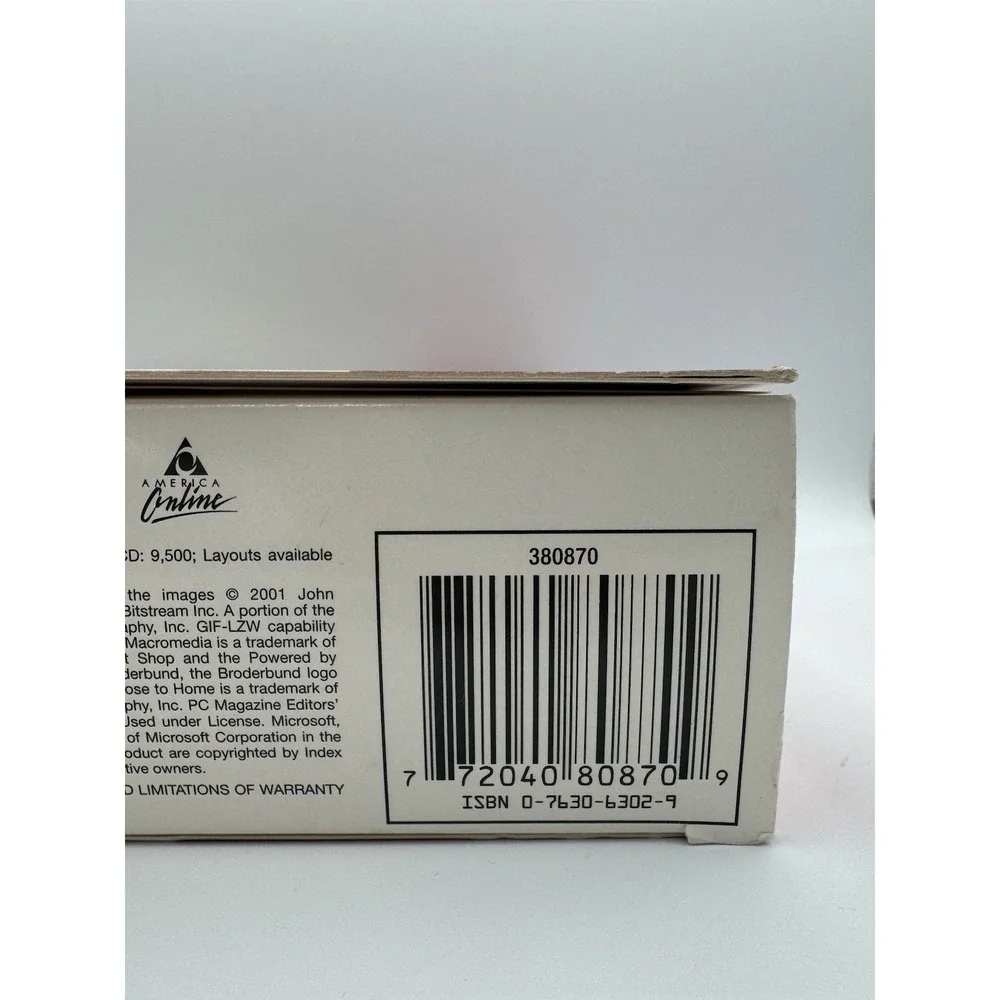 Vintage Broderbund The Print Shop Ver.12 2001  Software For Windows XP Sealed